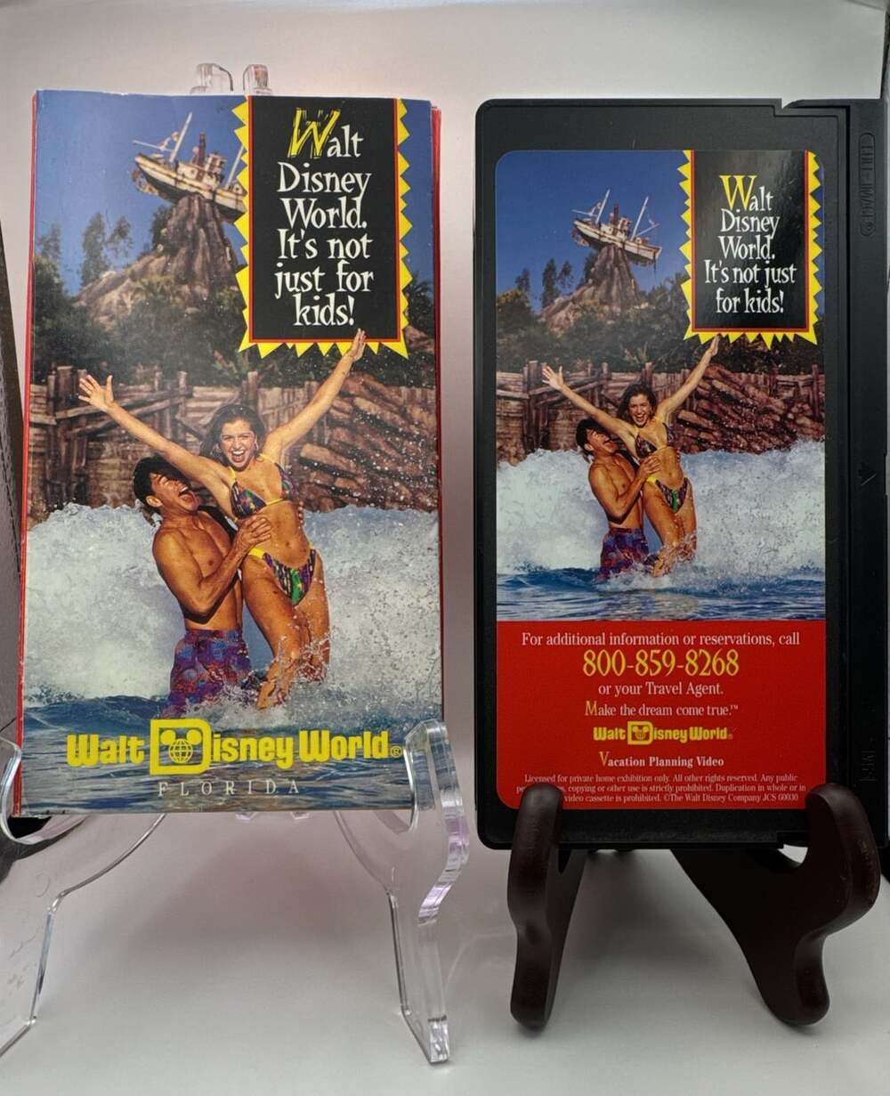 Walt Disney World It's Not Just For Kids VHS Video